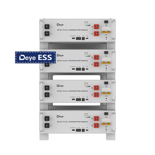 Акумуляторна батарея DEYE SE-G5.1 Pro-B LV 51.2V 100AH 5.12kWh LiFePO4 - Фото 5