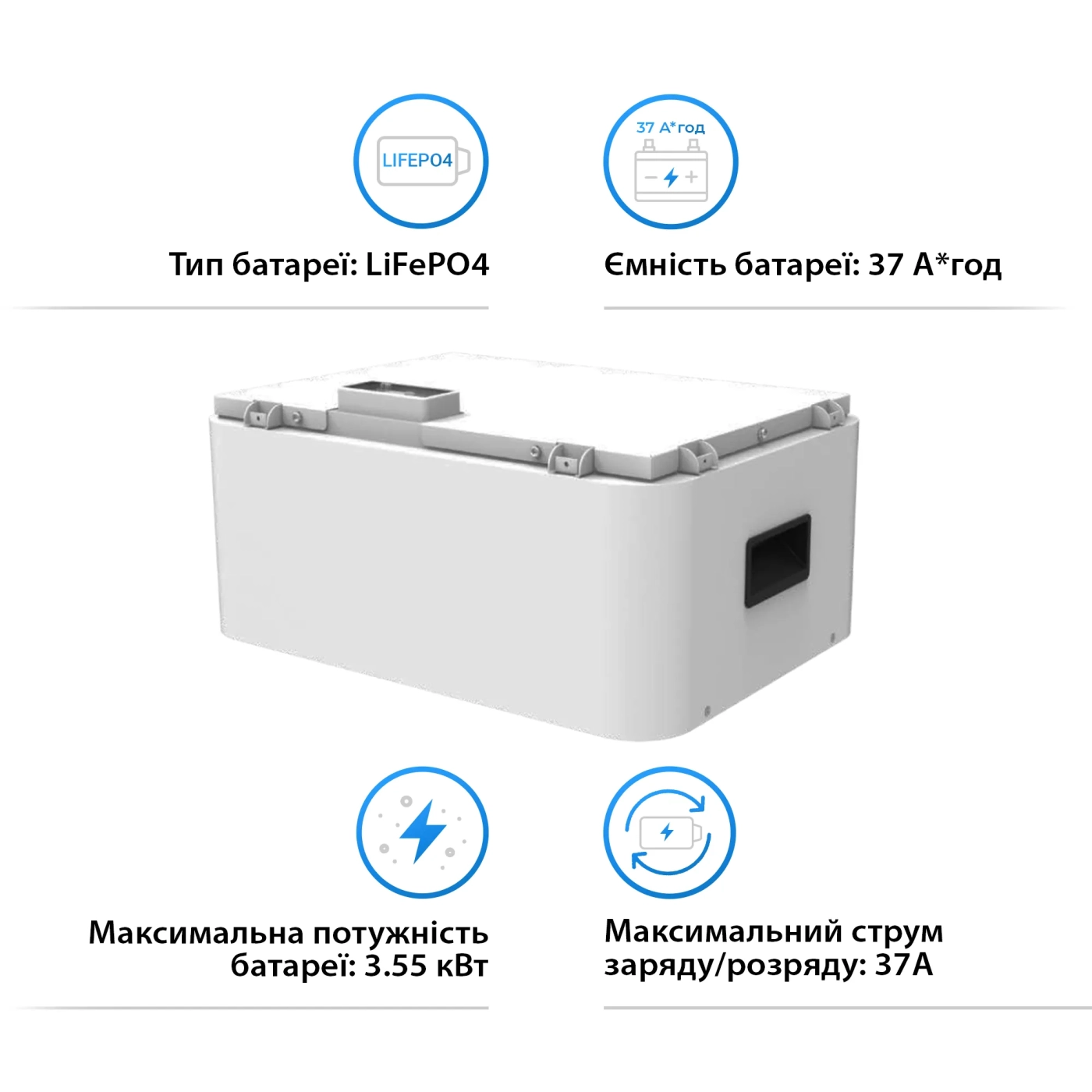 Аккумуляторная батарея Dyness Tower LiFePO4 HV9637 96v 37AH 3.55kWh - Фото 2