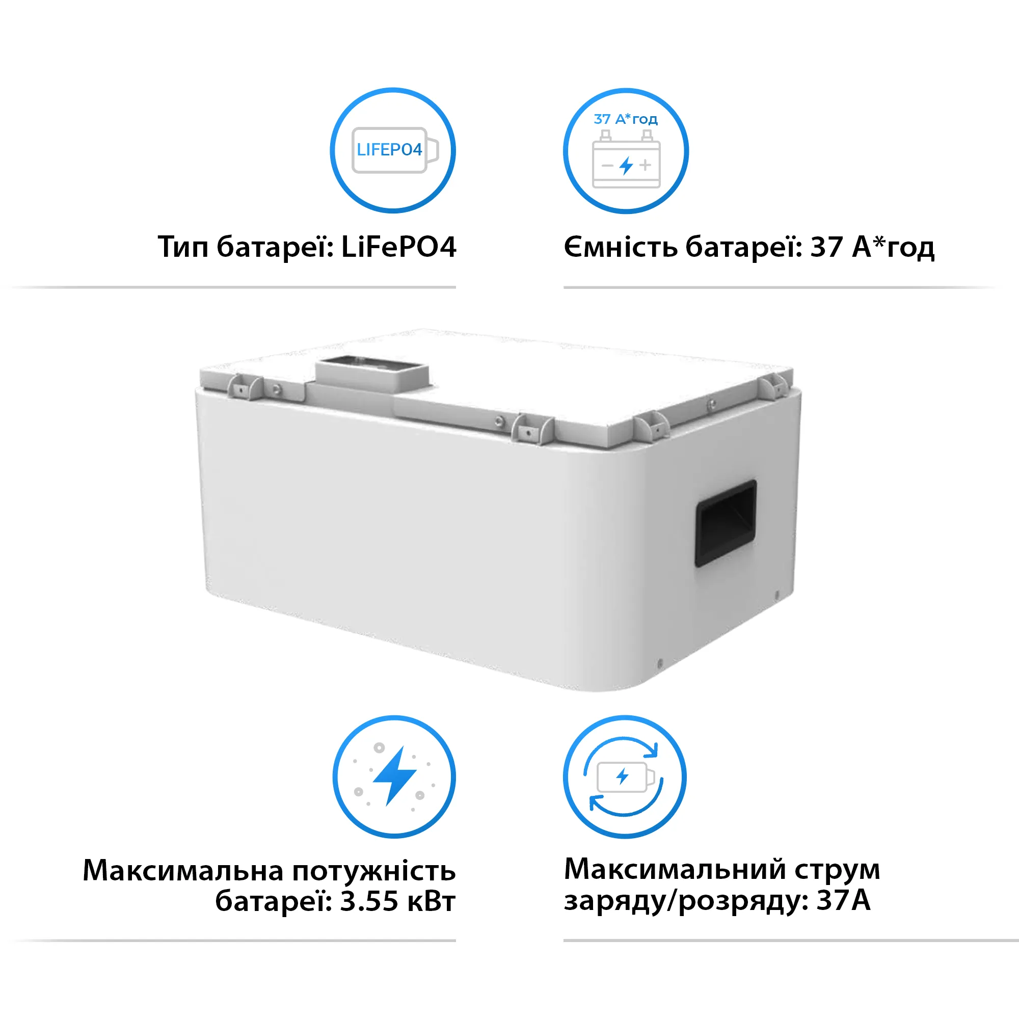 Аккумуляторная батарея Dyness Tower LiFePO4 HV9637 96v 37AH 3.55kWh - Фото 2