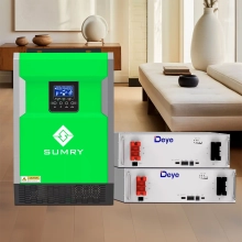 Система зберігання енергії SUMRY HGP-5500W-2DE10.24K-LFP-W 5500W 10.24kWh 2BAT LiFePO4 6000 циклів - Фото 2