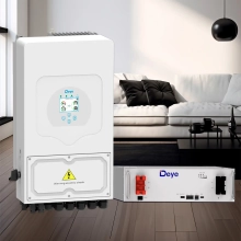 Система зберігання енергії DEYE SUN-6K-SG03LP1-EU-1DE5.12K-LFP 6000W 5.12kWh 1BAT LiFePO4 6000 циклів - Фото 2