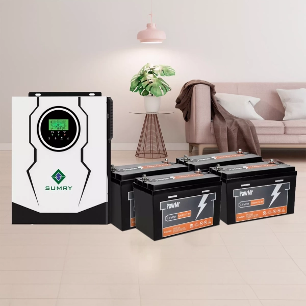 Система хранения энергии SUMRY SM-2200H-12-4PW5.12K-LFP 1.8kW 5.12kWh 4BAT LiFePO4 4000 циклов - Фото 2