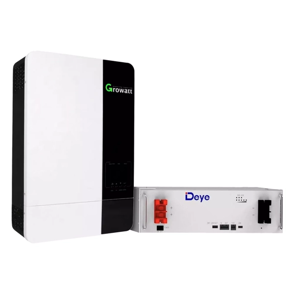 Система зберігання енергії GROWATT SPF5000ES-1DE5.12K-LFP 5kW 5.12kWh 1BAT LiFePO4 6000 циклів - Фото 1