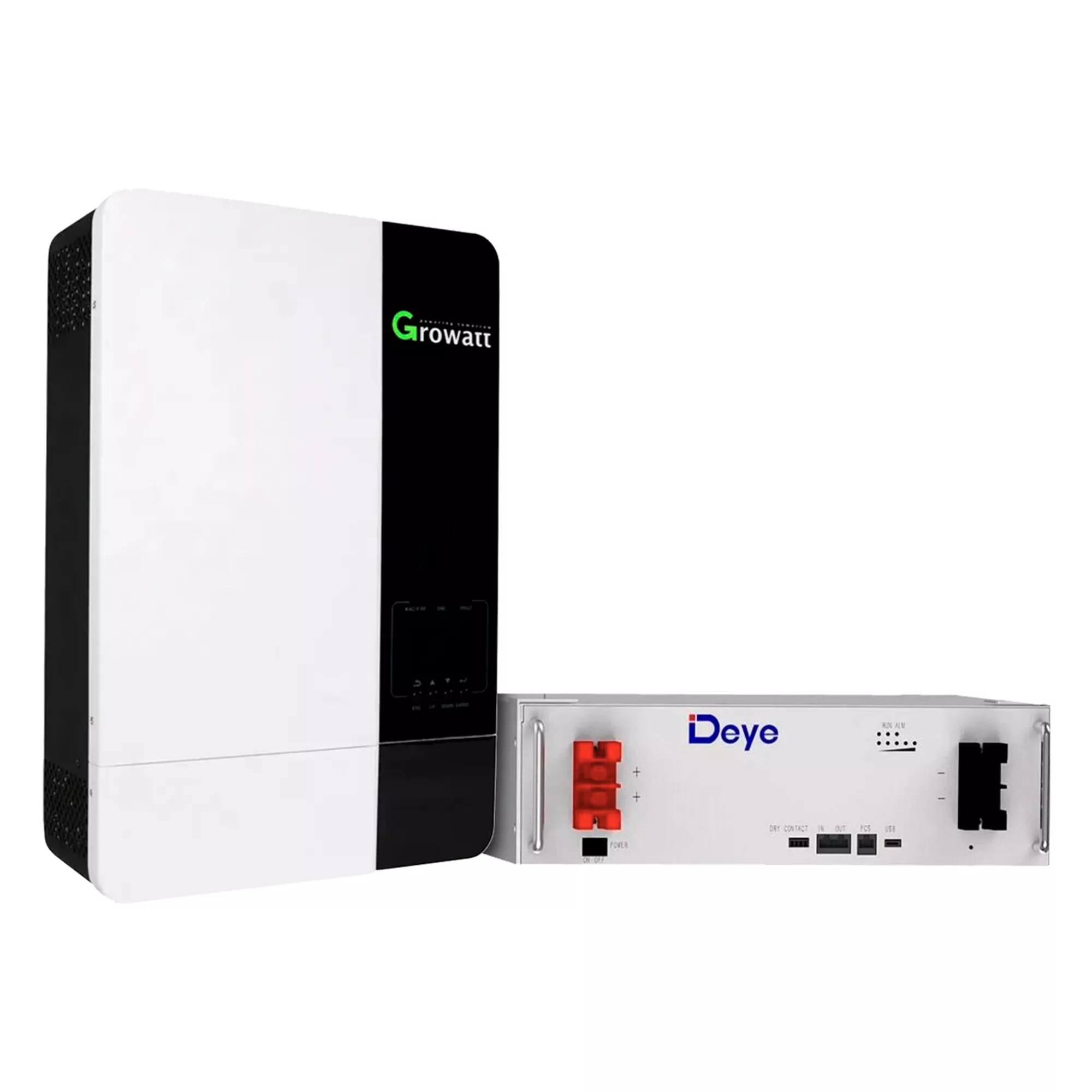 Система зберігання енергії GROWATT SPF5000ES-1DE5.12K-LFP 5kW 5.12kWh 1BAT LiFePO4 6000 циклів - Фото 1