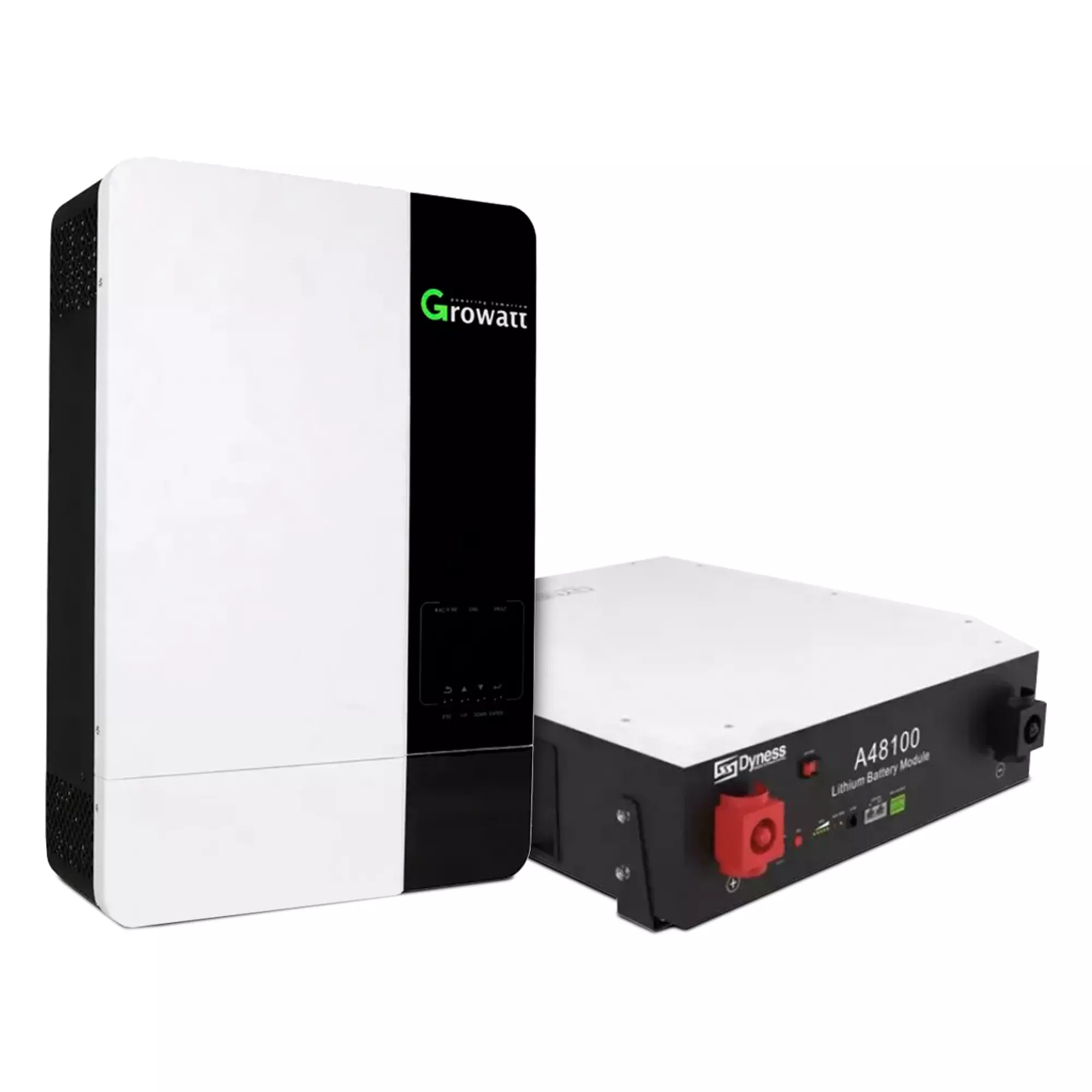 Система хранения энергии GROWATT SPF5000ES-1DY4.8AK-LFP-W 5kW 4.8kWh 1BAT LiFePO4 6000 циклов - Фото 1