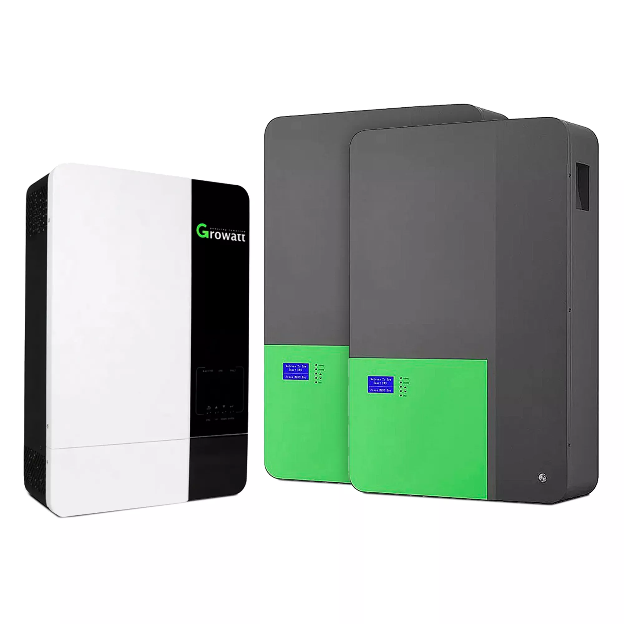 Система зберігання енергії GROWATT SPF5000ES-2SV9.6-LFP-W 5kW 9.6kWh 2BAT LiFePO4 4000 циклів - Фото 1