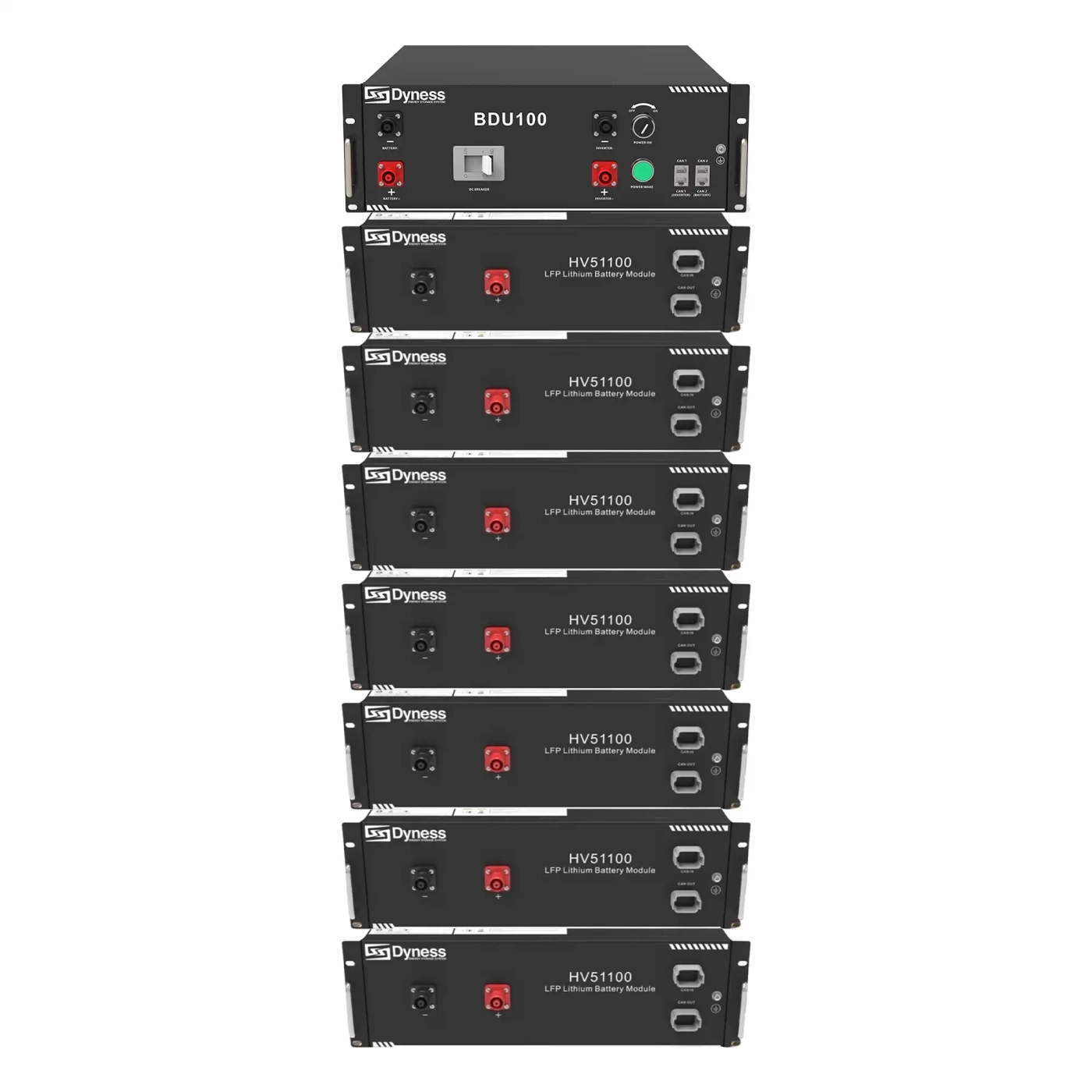 Блок батарей Dyness HV51100-7 35.84kW 358.4V 100Ah LiFePO4 BDU100 RACK - Фото 1