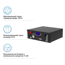 Система хранения энергии SUMRY HGP-5500W-1GS-5.1K-LFP 5.5kW 5.12kWh 1BAT LiFePO4 6500 циклов - Фото 8