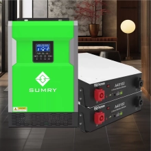 Система зберігання енергії SUMRY HGP-5500W-2DY9.6K-LFP-W 5.5kW 9.6Wh 2BAT LiFePO4 6000 циклів - Фото 2