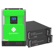 Система хранения энергии SUMRY HGP-5500W-2GS9.6K-LFP 5.5kW 9.6Wh 2BAT LiFePO4 6500 циклов - Фото 1