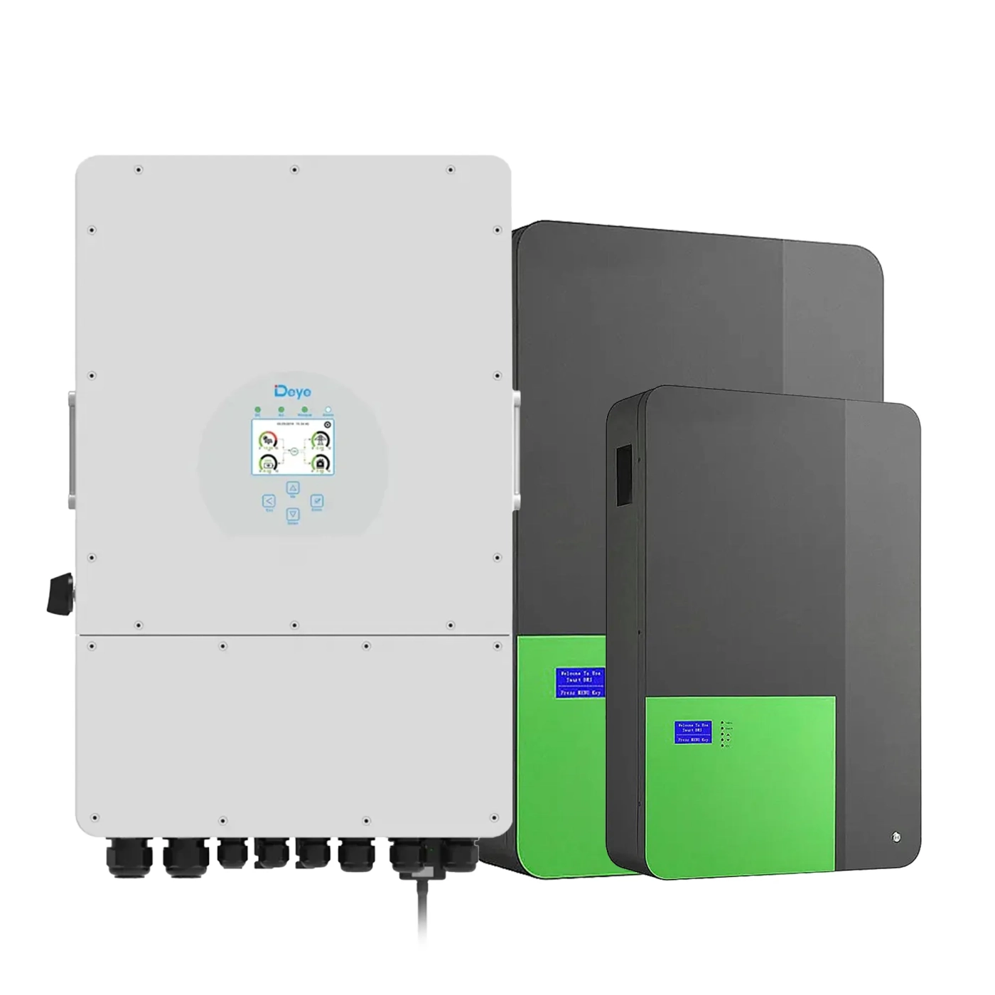 Система хранения энергии DEYE SUN-10K-SG02LP1-EU-AM3-2SV9.6-LFP-W 10kW 9.6kWh 2BAT LiFePO4 4000 циклов - Фото 1