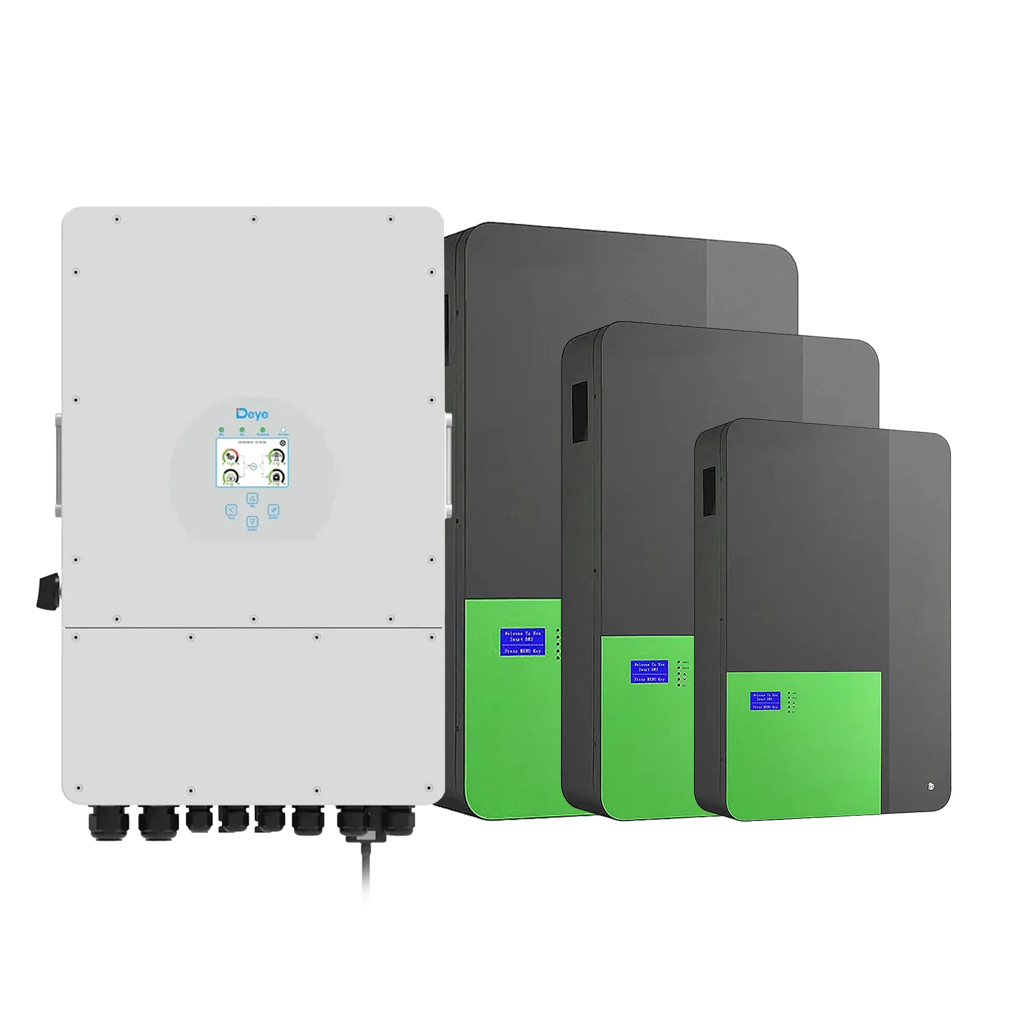 Система хранения энергии DEYE SUN-10K-SG04LP3-EU-3SV14.4K-LFP-W 10kW 14.4kWh 3BAT LiFePO4 4000 циклов - Фото 1
