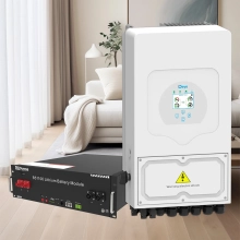 Система зберігання енергії DEYE SUN-6K-SG03LP1-EU-1DY5.1K-LFP 6kW 5.12kWh 1BAT LiFePO4 6000 циклів - Фото 2