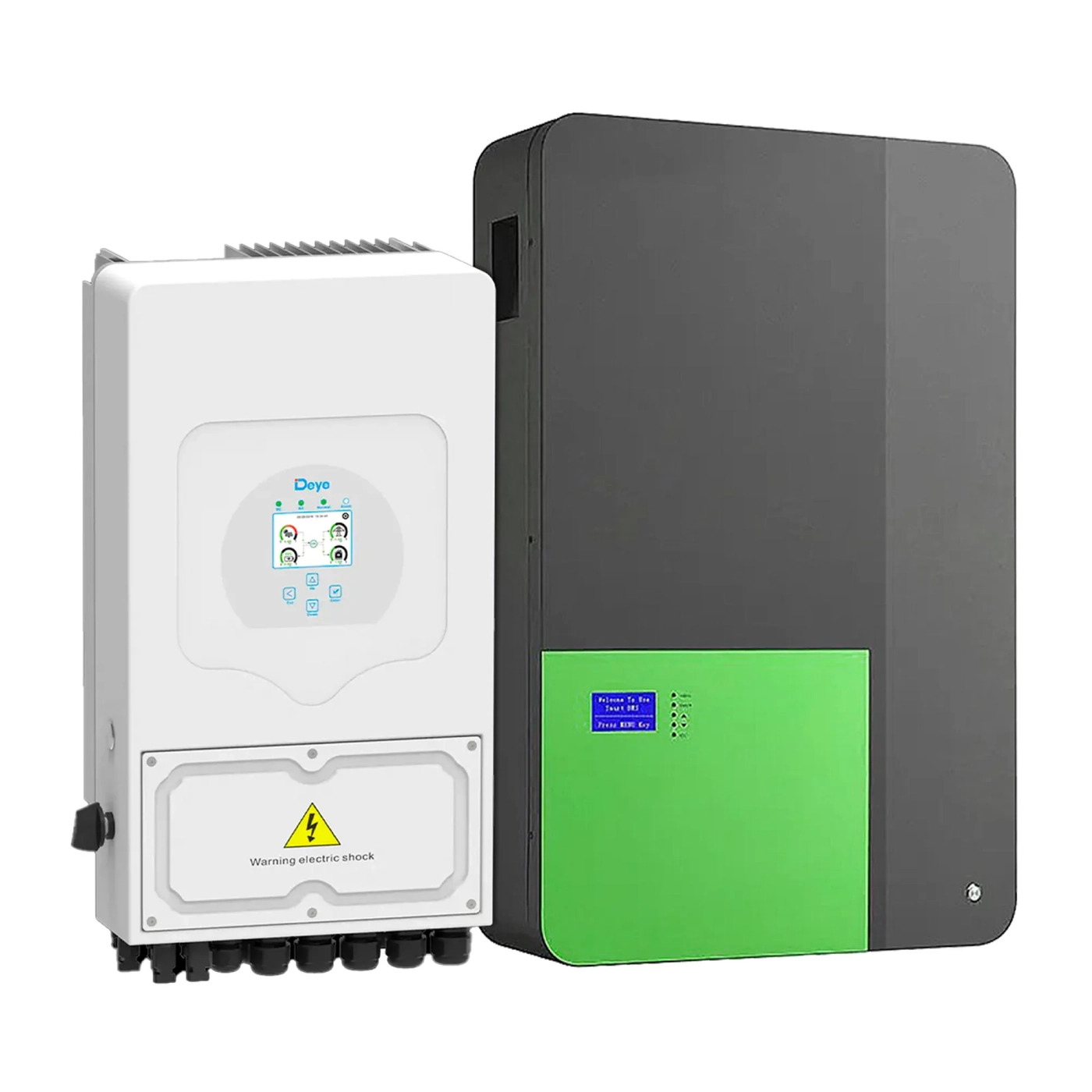 Система зберігання енергії DEYE SUN-6K-SG03LP1-EU-1SV4.8-LFP-W 6kW 4.8kWh 1BAT LiFePO4 4000 циклів - Фото 1