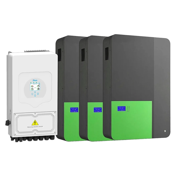 Система хранения энергии DEYE SUN-6K-SG03LP1-EU-3SV14.4K-LFP-W 6kW 14.4kWh 3BAT LiFePO4 4000 циклов - Фото 1