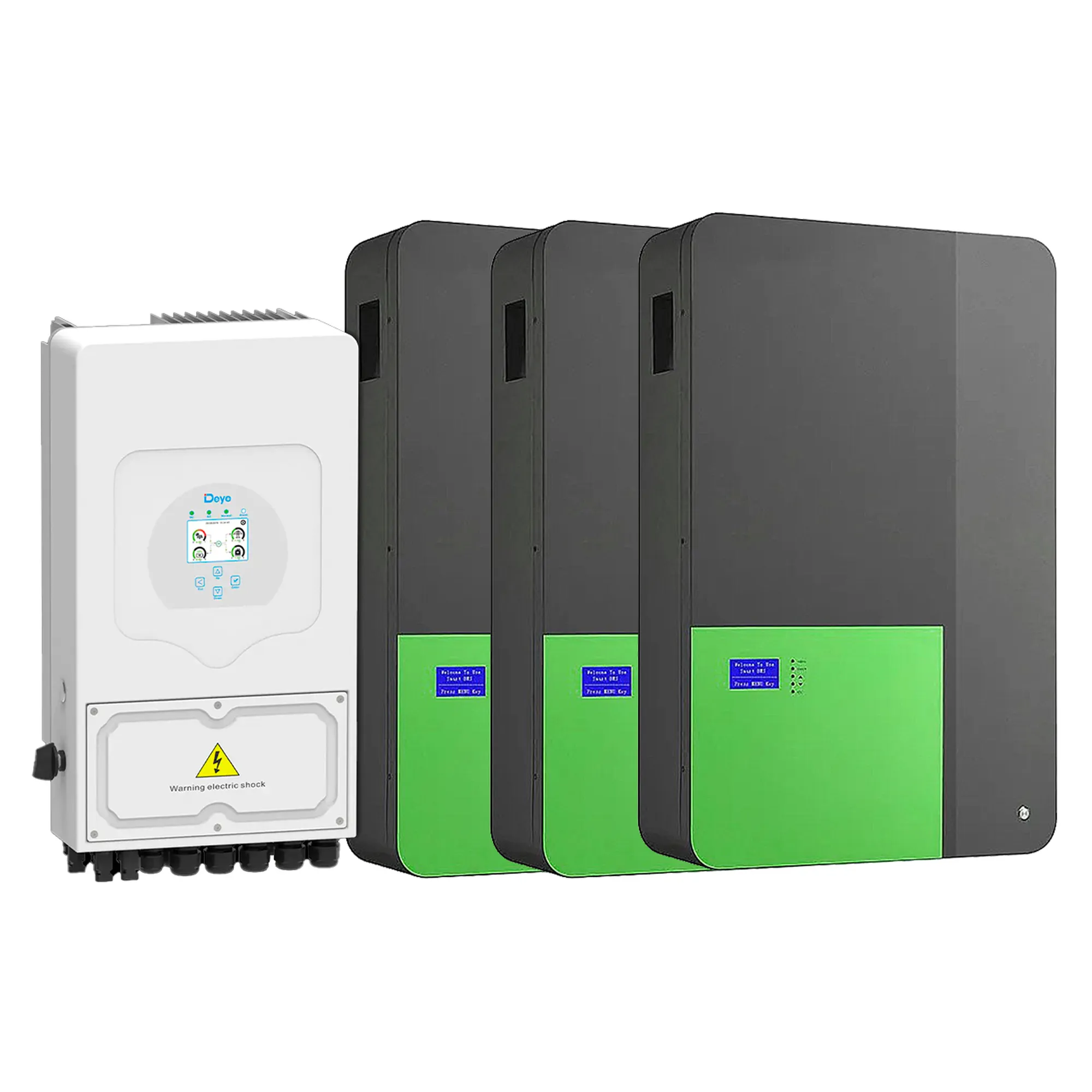 Система хранения энергии DEYE SUN-6K-SG03LP1-EU-3SV14.4K-LFP-W 6kW 14.4kWh 3BAT LiFePO4 4000 циклов - Фото 1