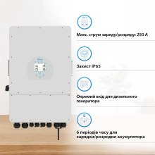 Система зберігання енергії DEYE SUN-12K-SG02LP1-EU-AM3-4DY20.48K-LFP 12kW 20.48kWh 4BAT LiFePO4 6000 циклів - Фото 2