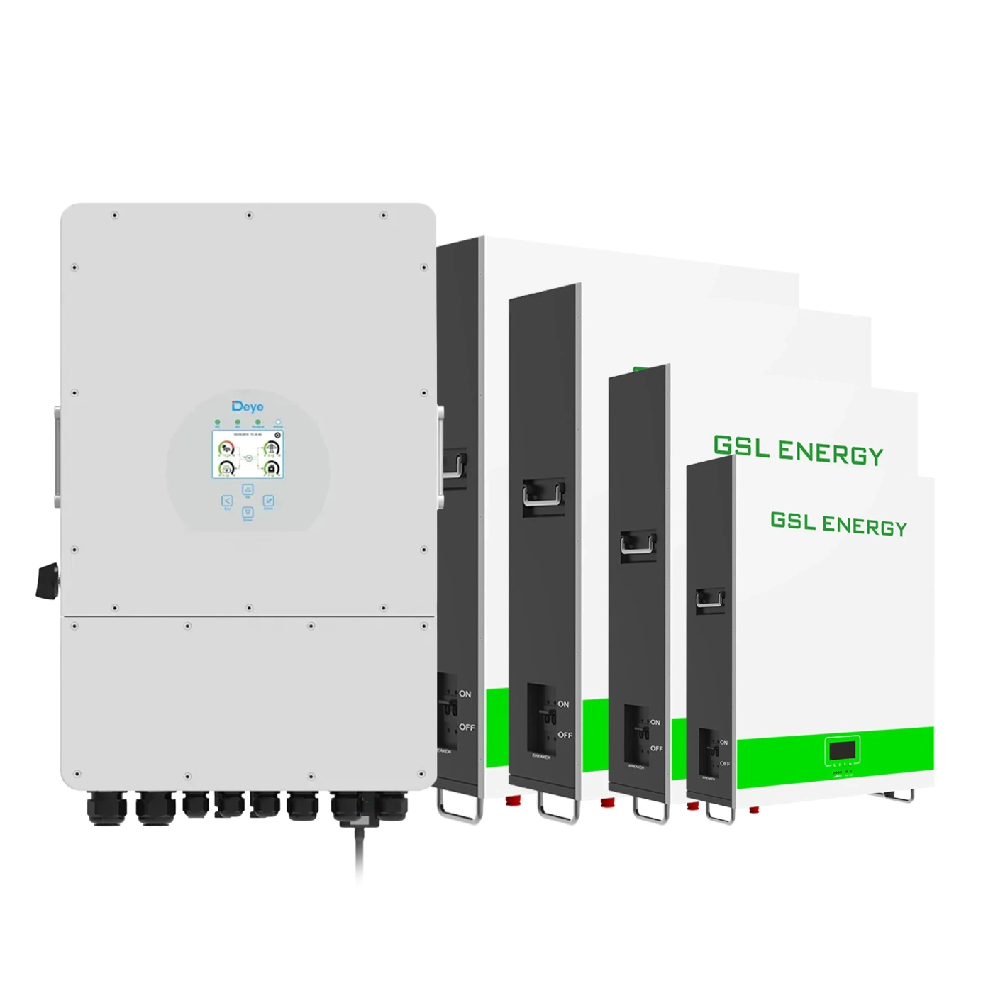 Система хранения энергии DEYE SUN-12K-SG02LP1-EU-AM3-4GS20.48K-LFP-W 12kW 20.48kWh 4BAT LiFePO4 6500 циклов - Фото 1
