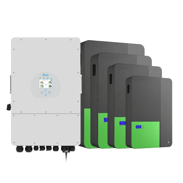 Система зберігання енергії DEYE SUN-12K-SG04LP3-EU-4SV19.2K-LFP-W 12kW 19.2kWh 4BAT LiFePO4 4000 циклів - Фото 1
