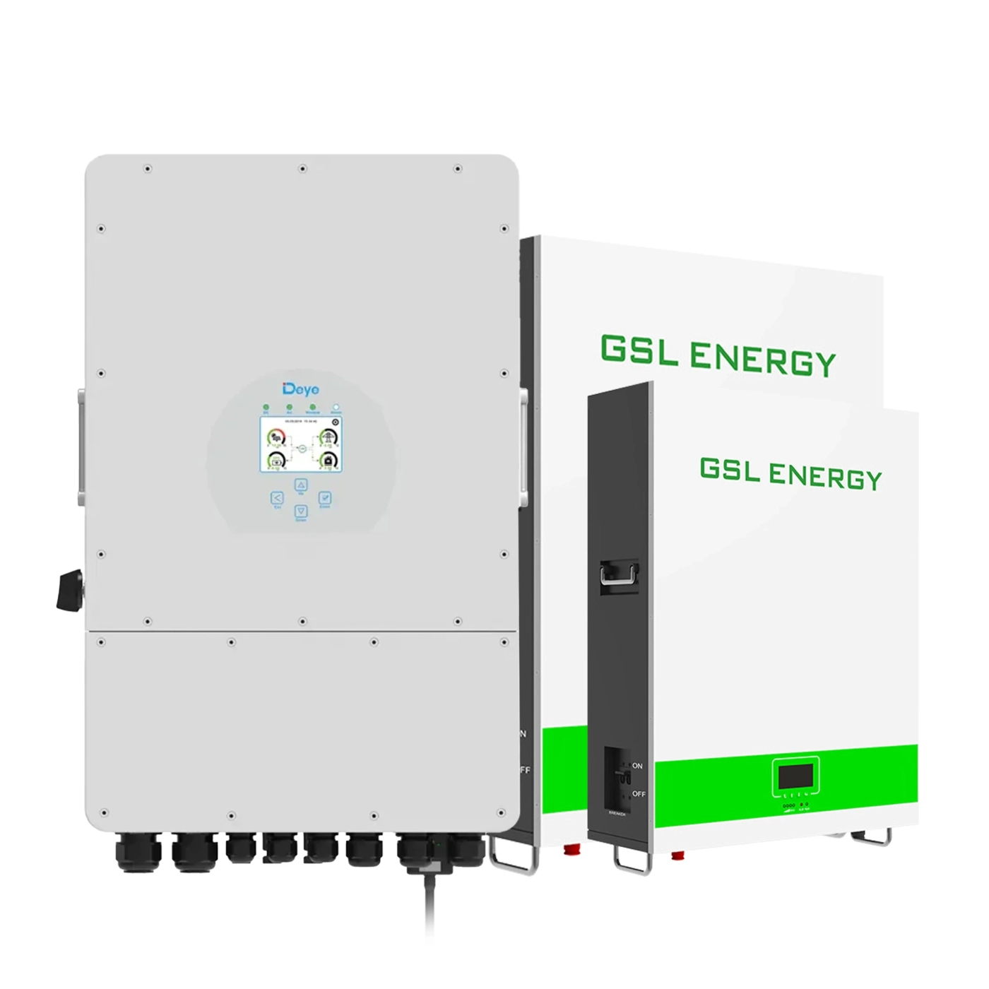 Система зберігання енергії DEYE SUN-8K-SG01LP1-EU-2GS10.24K-LFP-W 8kW 10.24kWh 2BAT LiFePO4 6500 циклів - Фото 1