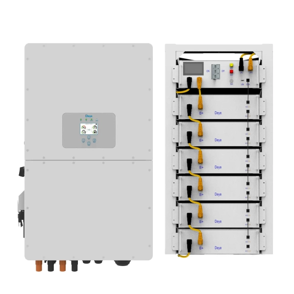 Система зберігання енергії DEYE SUN-30K-SG01HP3-EU-BM3-BOS-G6-30.72kW-LFP 30kW 30.72kWh 1BAT LiFePO4 6000 циклів - Фото 1