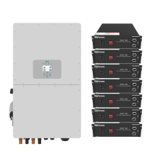 Система зберігання енергії DEYE SUN-30K-SG01HP3-EU-BM3-HV51100-7-35.84kW-LFP 30kW 35.84kWh 1BAT LiFePO4 6000 циклів - Фото 1