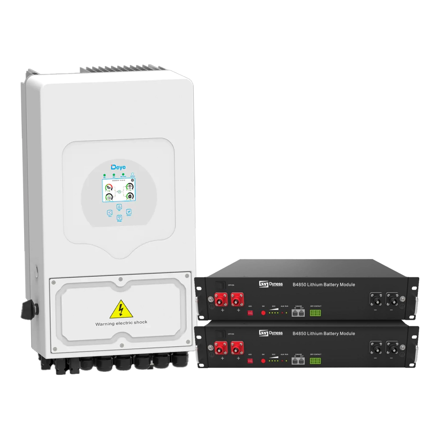 Система зберігання енергії Solarverse 6kW-Deye 4.8kWh-Dyness 2BAT LiFePO4 6000 циклів (SVR24-1DE6K1-LDY4.8K1-0) - Фото 1