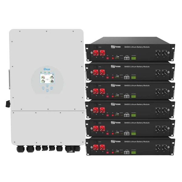 Система хранения энергии Deye SUN-8K-SG01LP1-EU-6DY14.4K-LFP 8kW 14.4kWh 6BAT LiFePO4 6000 циклов - Фото 1