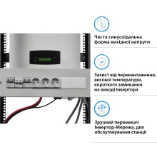 Система зберігання енергії Solarverse SVR32-1AF6K1-LDY12K1-0 6kW 12kWh 5BAT LiFePO4 6000 циклів - Фото 3