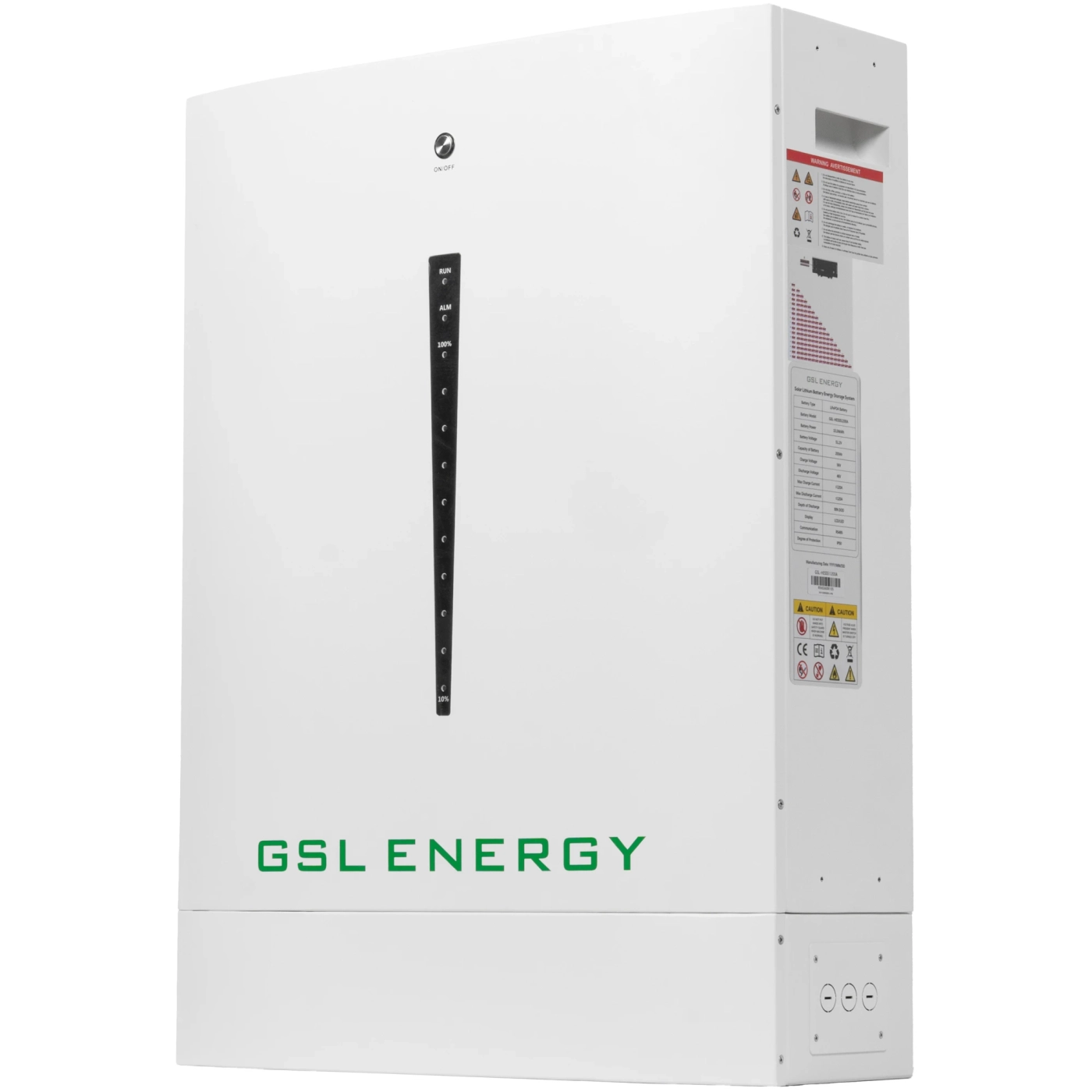 Аккумуляторная батарея GSL 51.2V 200Ah 10.24kWh LiFePO4 (HESS51200A) - Фото 3