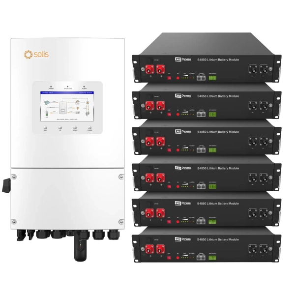 Система зберігання енергії Solis S6-EH1P8K-L-PLUS-LDY14.4K1-LFP 8kW 14.4kWh 6BAT LiFePO4 6000 циклів - Фото 1