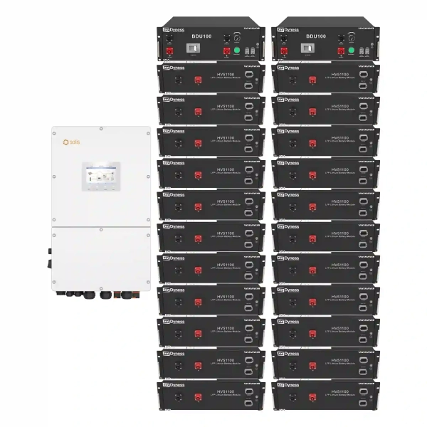 Система хранения энергии Solis S6-EH3P50K-H-HDY112.64K1-LFP 50kW 112.64kWh 2BAT LiFePO4 6000 циклов - Фото 1