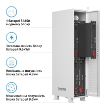 Акумуляторний модуль Dyness 4xB4850 48V 200Ah 9.6kwh LiFePo4 - Фото 2
