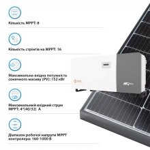 Мережевий інвертор Solis Solis-100K-5G-PRO 100KW 8 MPPT 220/380V Трифазний (Solis-100K-5G-PRO) - Фото 4