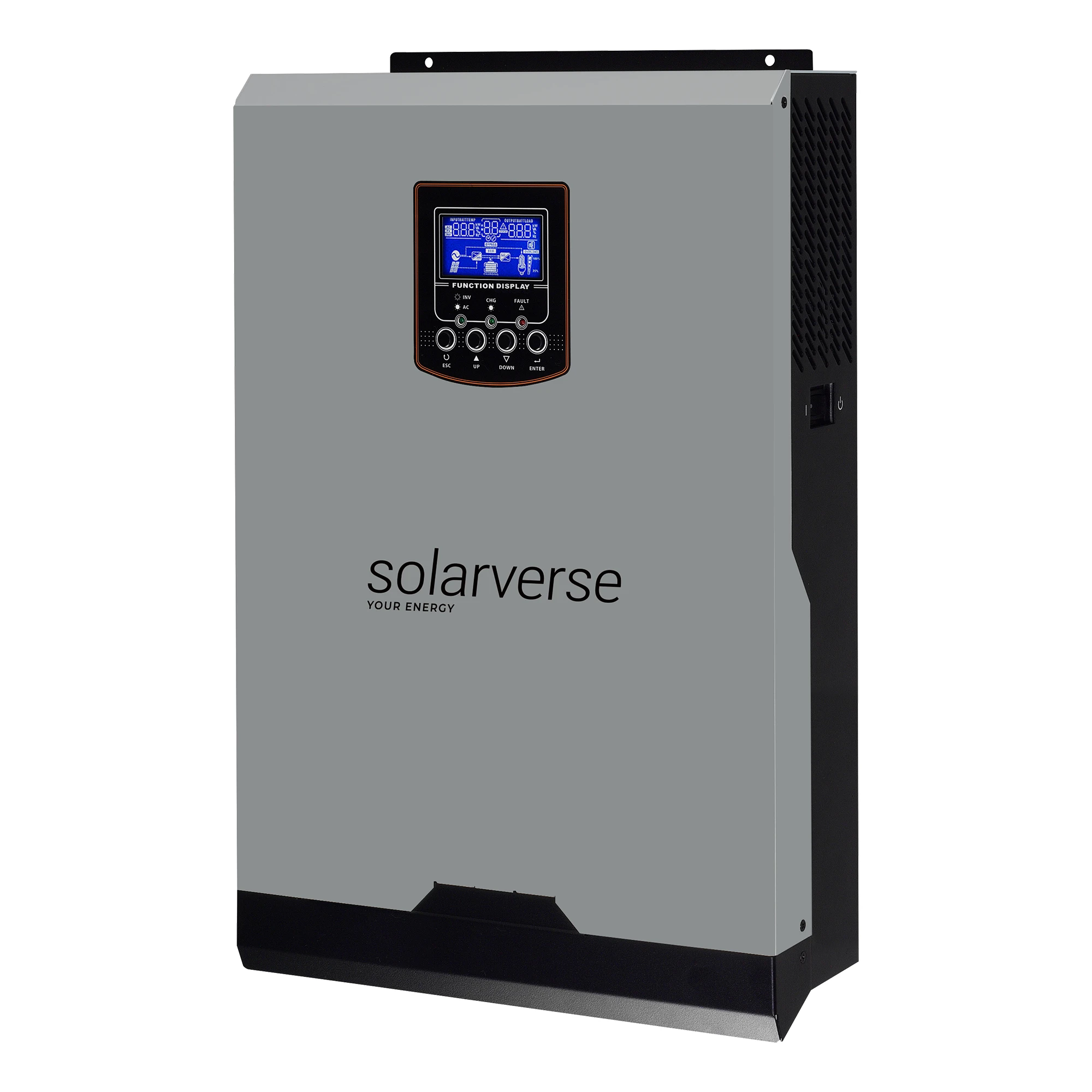 Автономний інвертор Solarverse Ampere 3kW 24V 1 MPPT 220V Однофазний (SV3024A) - Фото 1