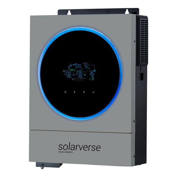 Автономний інвертор Solarverse Ampere Duo 6kW 48V 1 MPPT Wi-Fi 220V Однофазний (SV6048AD) - Фото 1