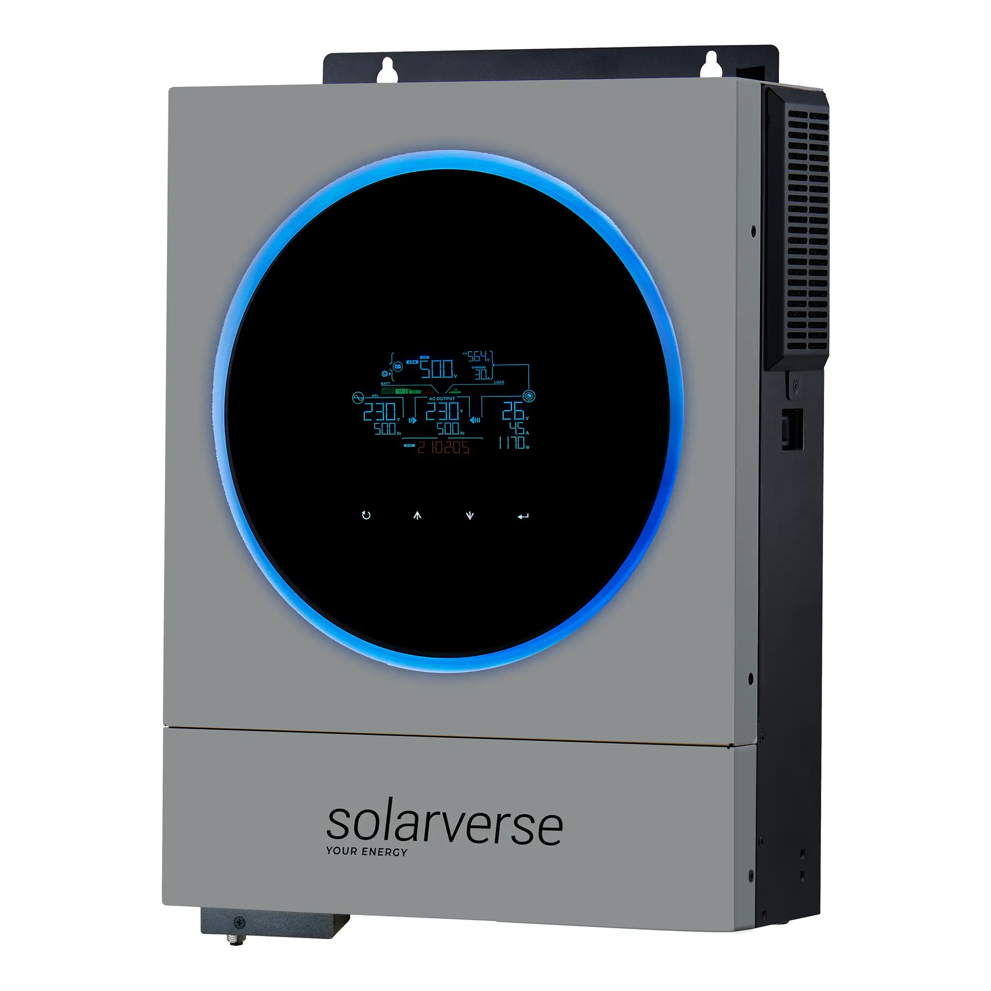 Автономний інвертор Solarverse Ampere Duo 6kW 48V 1 MPPT Wi-Fi 220V Однофазний (SV6048AD) - Фото 1