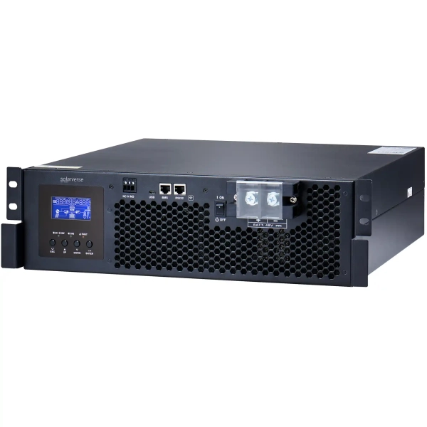 Автономний інвертор Solarverse Ampere Rack 5kW 48V 1 MPPT 220V Однофазний (SV5048UPSR) - Фото 1