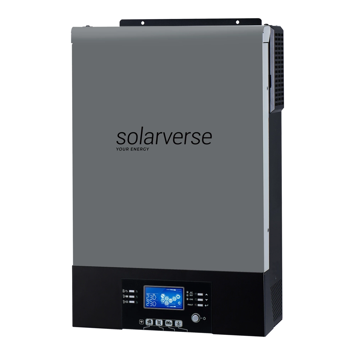 Автономний інвертор Solarverse Ampere UPS 6kW 48V 1 MPPT Wi-Fi 220V Однофазний (SV6048UPSW) - Фото 1