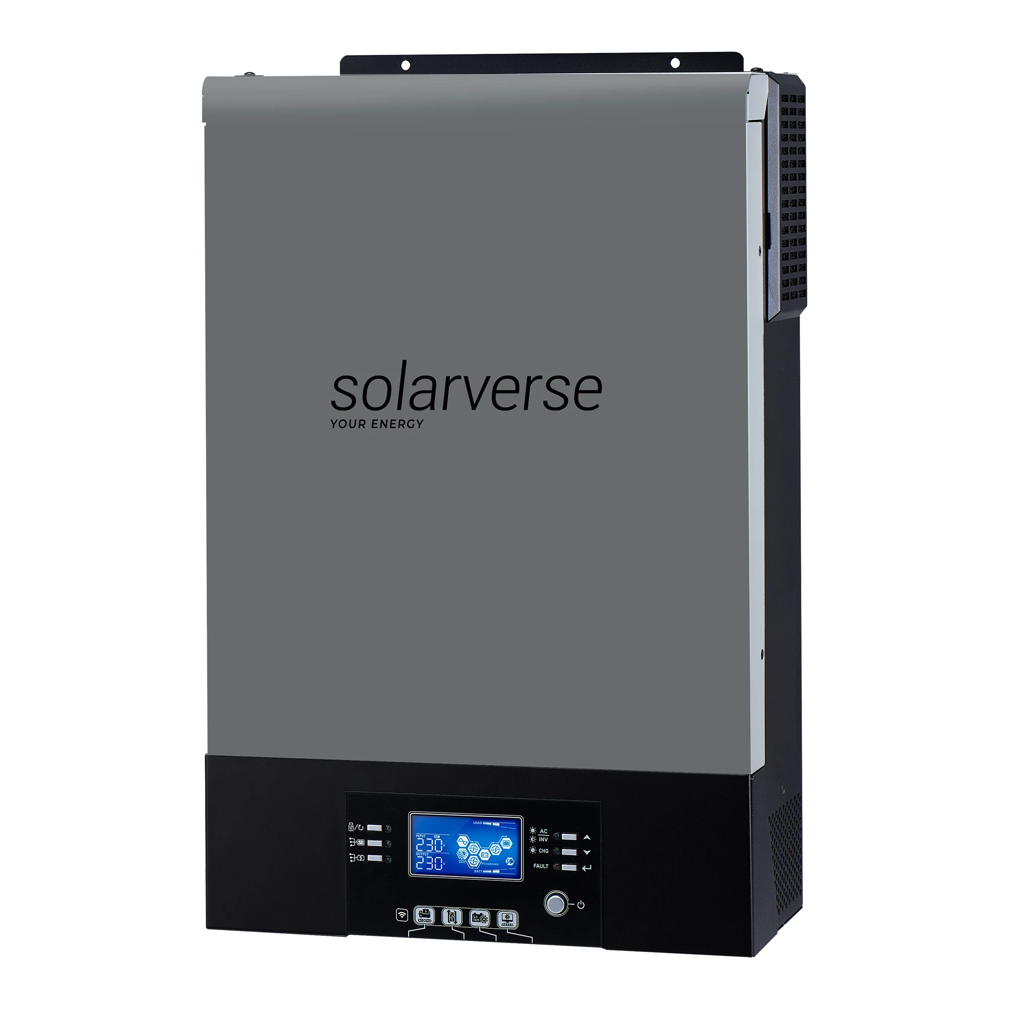 Автономний інвертор Solarverse Ampere UPS 6kW 48V 1 MPPT Wi-Fi 220V Однофазний (SV6048UPSW) - Фото 1