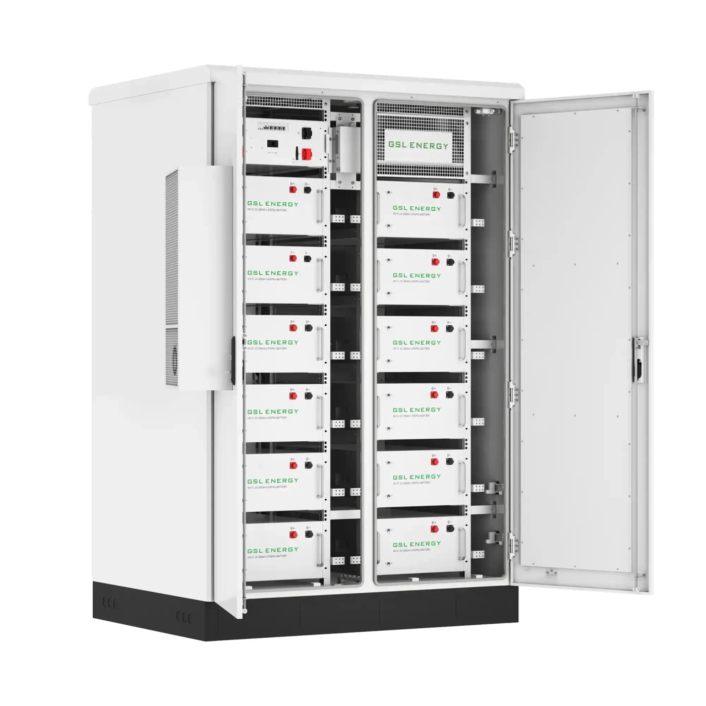 Блок батарей GSL 614.4V 280Ah 172kWh LiFePO4 IP67 Fire Extinguisher Air Conditioner (GSL-BESS-170) - Фото 1