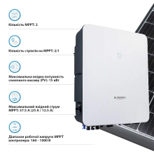 Мережевий інвертор SUNGROW SG10RT_V115 10kW 2 MPPT 220/380V Трифазний (ASG01779) - Фото 4