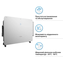 Мережевий інвертор SUNGROW SG125CX-P2_V 125kW 12 MPPT 220/380V Трифазний (ASG02271) - Фото 3