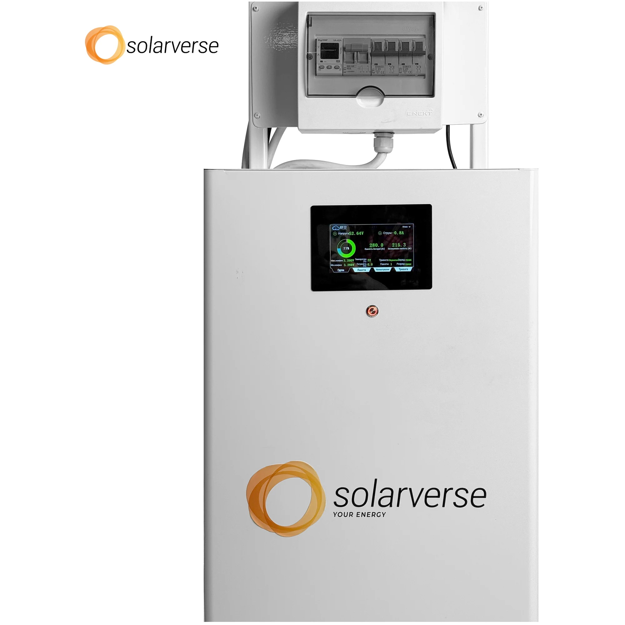 Система зберігання енергії Solarverse HomeOne 5kW 14.3kWh 1BAT LiFePO4 6000 циклів (SVS-1AF5K1-SV14.3K1-1) - Фото 8