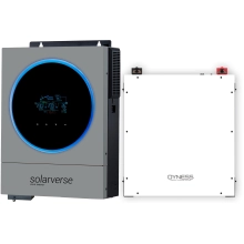 Система зберігання енергії Solarverse SV-1SV6K1-LDY5.1K1-1 6kW 5.12kWh 1BAT LiFePO4 6000 циклів - Фото 2