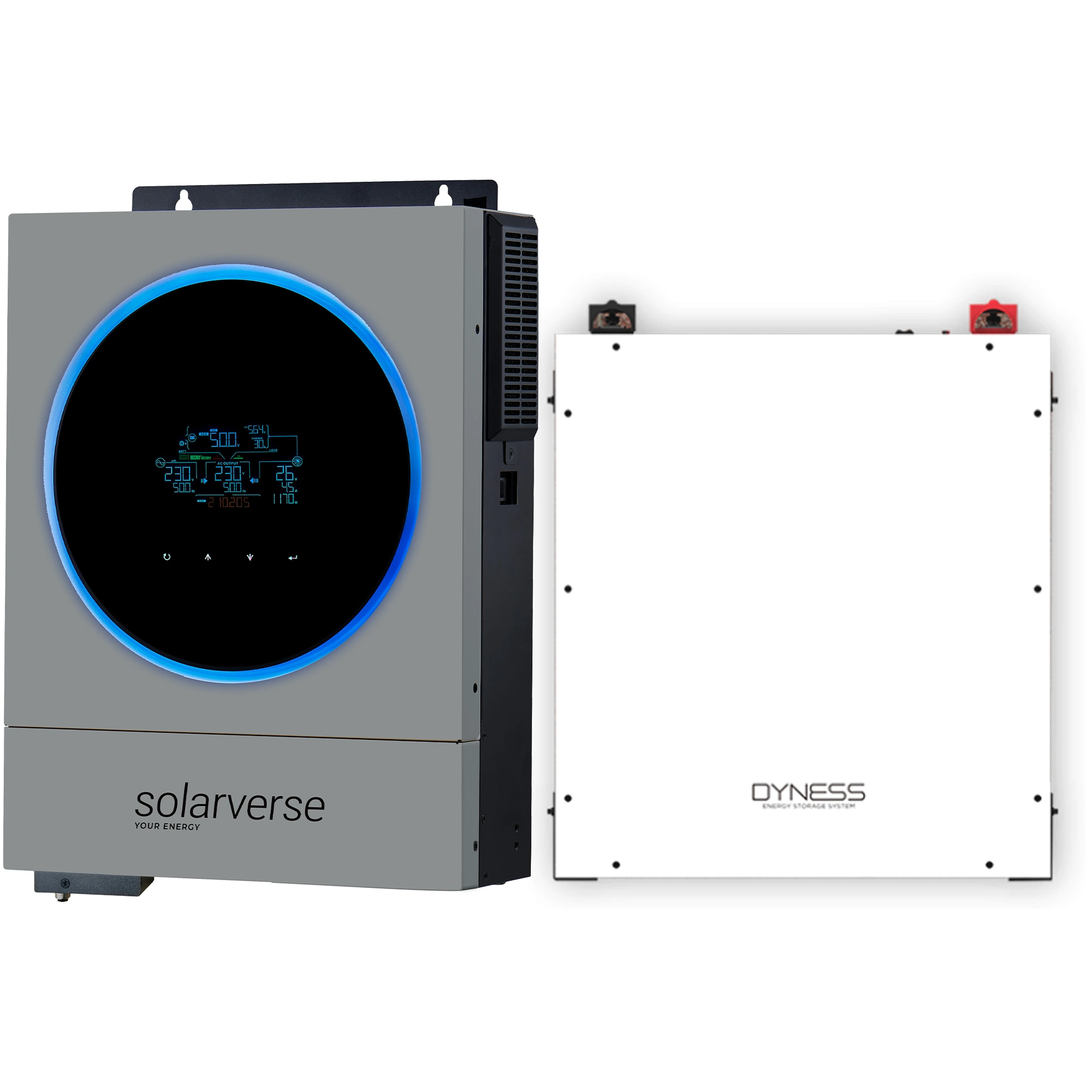Система зберігання енергії Solarverse SV-1SV6K1-LDY5.1K1-1 6kW 5.12kWh 1BAT LiFePO4 6000 циклів - Фото 2