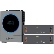 Купити Система зберігання енергії Solarverse SV-1SV6K1-LES10.2K1 6kW 10.2kWh 2BAT LiFePO4 6000 циклів (SV-1SV6K1-LES10.2K1) - фото 2