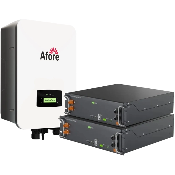 Купити Система зберігання енергії Afore SV-1AF6K1-LES10.2K1 6kW 10.2kWh 2BAT LiFePO4 6000 циклів (SV-1AF6K1-LES10.2K1) - фото 1
