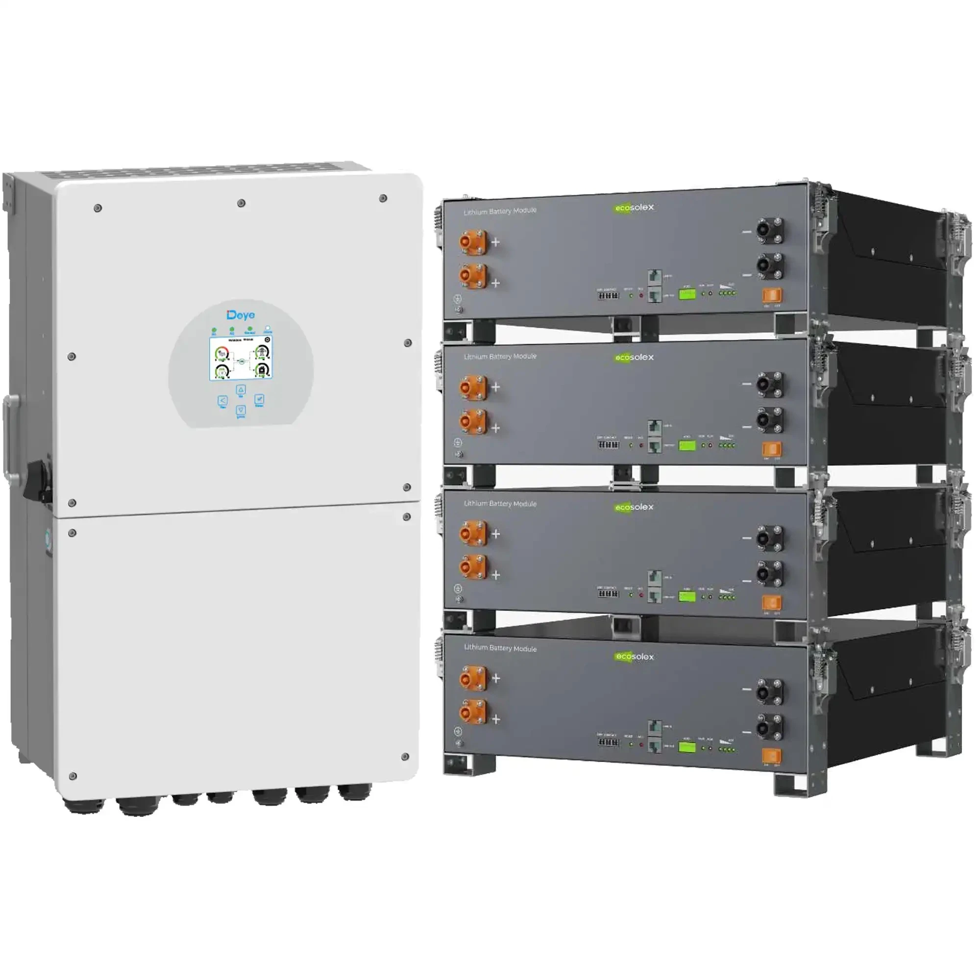 Купити Система зберігання енергії DEYE SV-1DE16K1-LEC20K1-1 16kW 20.5kWh 4BAT LiFePO4 ≥6000 циклів (SV-1DE16K1-LEC20K1-1) - фото 2
