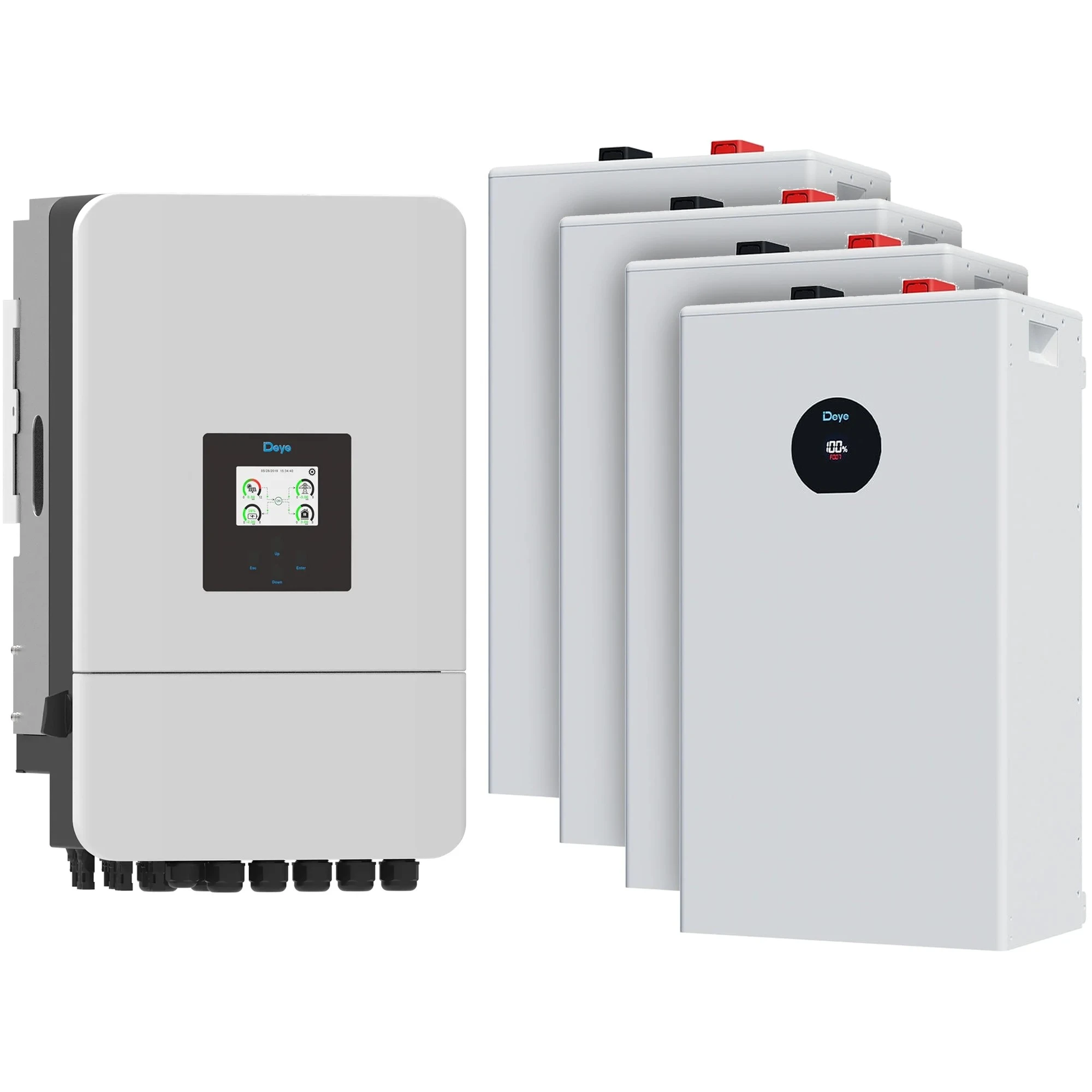 Купити Система зберігання енергії DEYE SV-3DE20K1-LDE64K1-1 20kW 64.3kWh 4BAT LiFePO4 ≥6000 циклів (SV-3DE20K1-LDE64K1-1) - фото 2